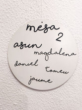 Sitting plan de madera blanco